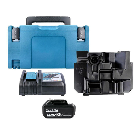 Makita BL1850 18V Li-Ion 5.0Ah Battery Kit – Includes DC18RC Charger and Type 3 Storage Case